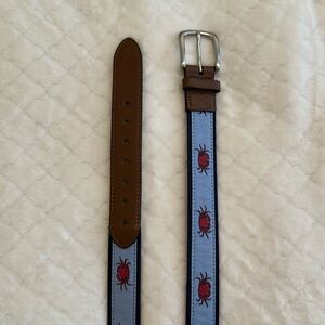 Boys Large Crab Belt Nautical 30-32